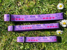 Load image into Gallery viewer, Love You to the Moon & Back Collar (purple)