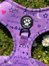 Load image into Gallery viewer, Love You to the Moon & Back Harness (purple)