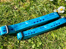 Load image into Gallery viewer, Love You to the Moon & Back Collar (teal)